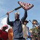 Cord leader Raila Odinga during a rally in Kisumu on March 17, 2016. He has told Ugandan President Yoweri Museveni to stop harassing Kenyan fishermen in the waters of Lake Victoria.