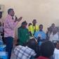 DPP Noordin Haji with residents of Kayole Estate during the Community Dialogue forum on Thursday (Twitter)