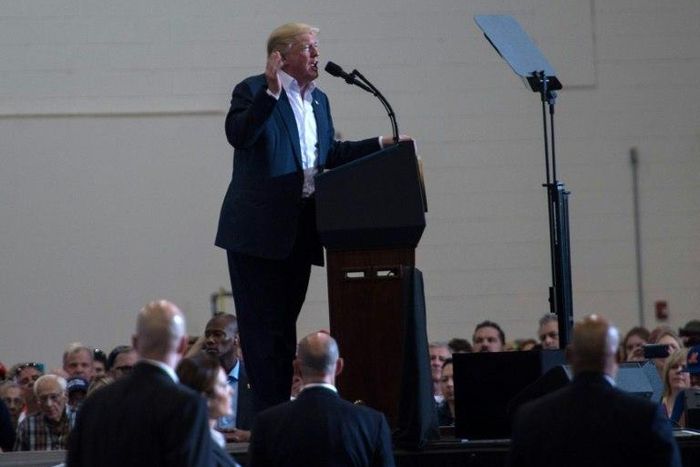 In a speech in Florida on February 18, 2017, Trump listed Sweden as one of a number of places targeted recently by terrorists, despite the fact that no major incident happened there