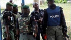 Some Nigerian Police officers