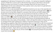 Grace Msalame’s response after she received body shaming message