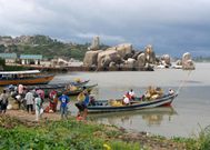 Fishermen on Lake Victoria
