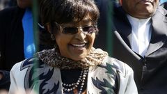 Winnie Madikizela-Mandela in Pretoria, in this July 18, 2013 file photo.