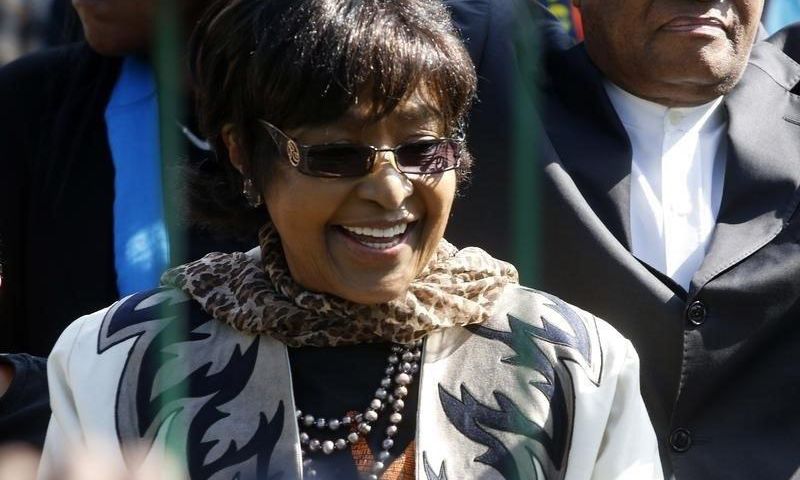 Winnie Madikizela-Mandela in Pretoria, in this July 18, 2013 file photo.