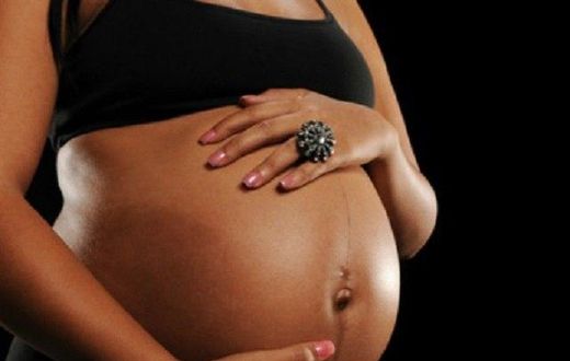 Fighting pregnant woman