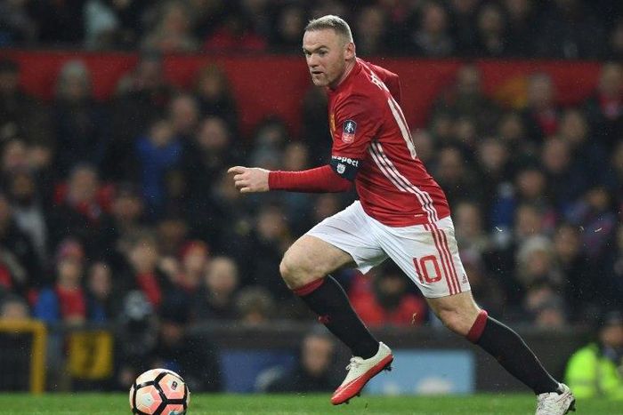Manchester United's striker Wayne Rooney, seen in January 2017, will not be playing during his team's match against Rostov