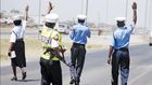 A police roadblock. IG Mutyambai directs traffic check points & roadblocks shall only be mounted with express authority of Regional/Formation Commanders