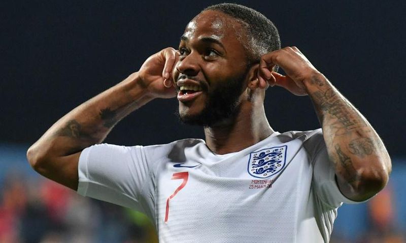 England's Raheem Sterling spoke out after alleged racist abuse in Monday's 5-1 win over Montenegro
