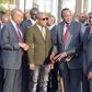 President Uhuru Kenyatta, his deputy William Ruto and Senator Mike Sonko