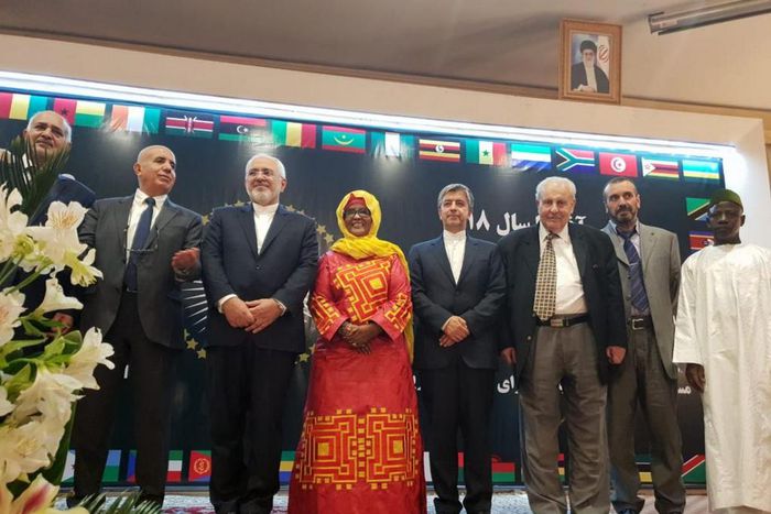 Kenyan Ambassador to Iran Rukia Ahmed Subow (Middle) during a past event