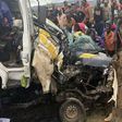 A past accident along the Mai Mahiu-Narok highway
