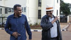 Director of Public Prosecutions Noordin Haji and Director of Criminal Investigations George Kinoti