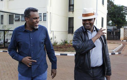 Director of Public Prosecutions Noordin Haji and Director of Criminal Investigations George Kinoti
