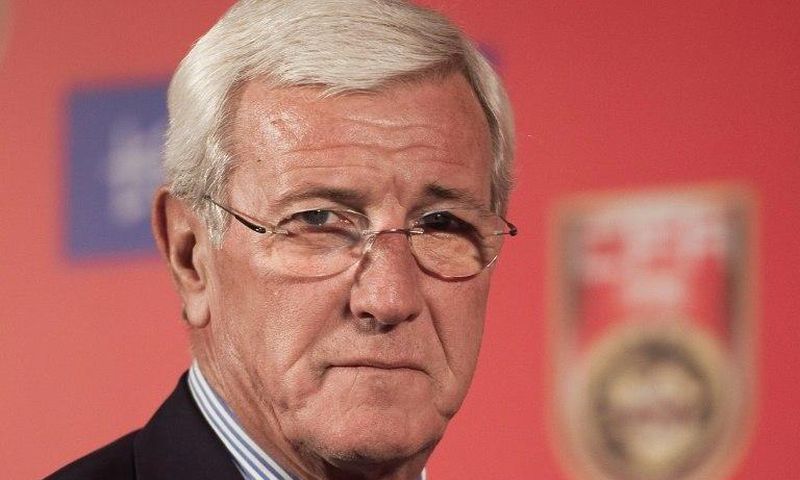 China's newly appointed football coach Marcello Lippi attends a press conference in Beijing on October 28, 2016