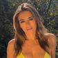 Elizabeth Hurley Posted A Photo In Yellow Bikini