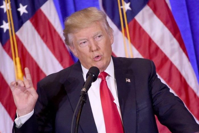 The "fake news" phenomenon grew when Donald Trump accused CNN of pushing "fake news" during a heated press conference in New York, on January 11