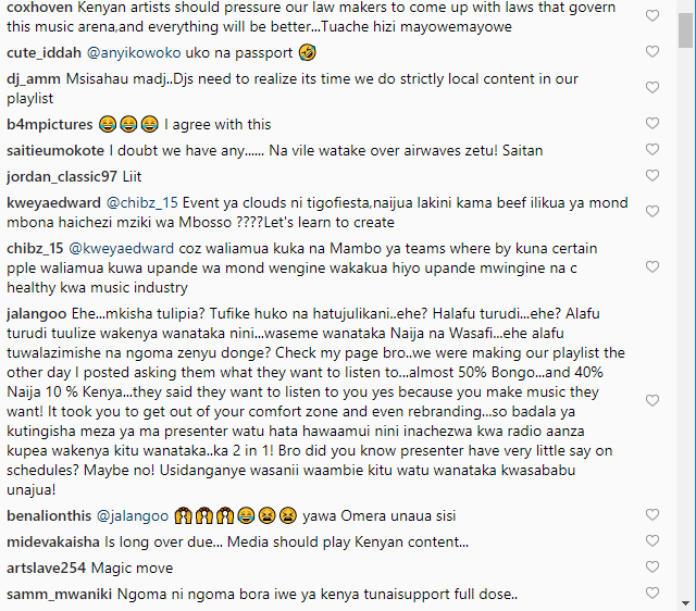 Reactions on Khaligraph Jones statement