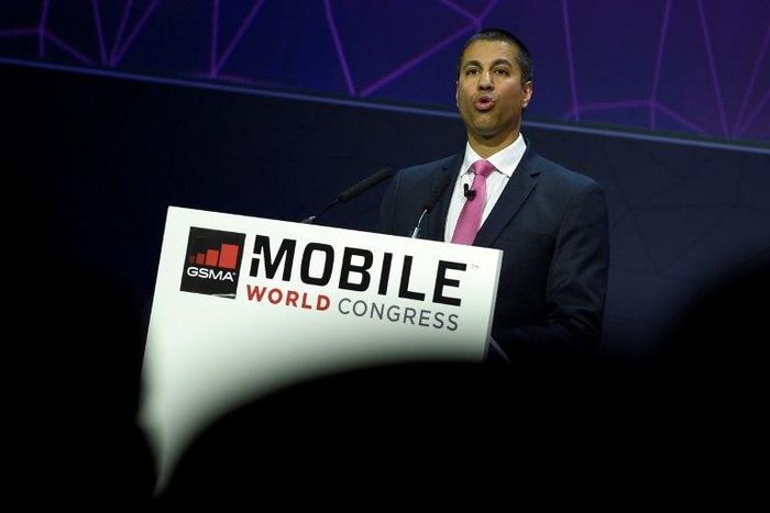 US Federal Communications Commission chairman Ajit Pai, seen at the Mobile World Congress in February, is seeking to roll back rules adopted in 2015 that force internet firms to treat all online traffic equally