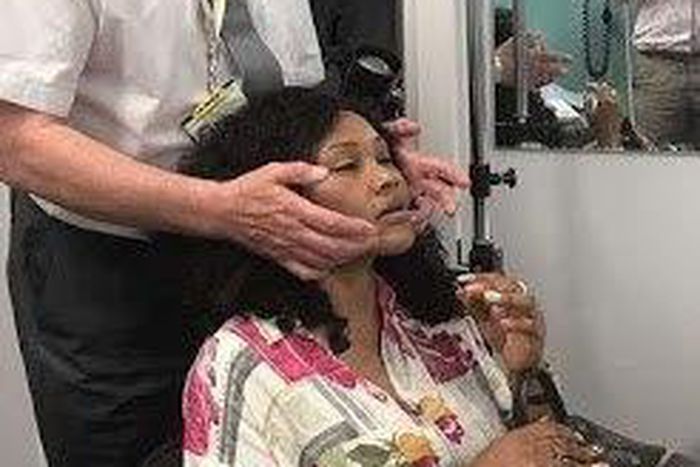 Mercy Aigbe in the UK for treatment