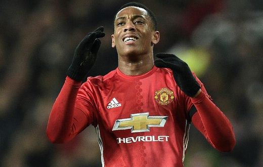 Manchester United forward Anthony Martial has struggled this season