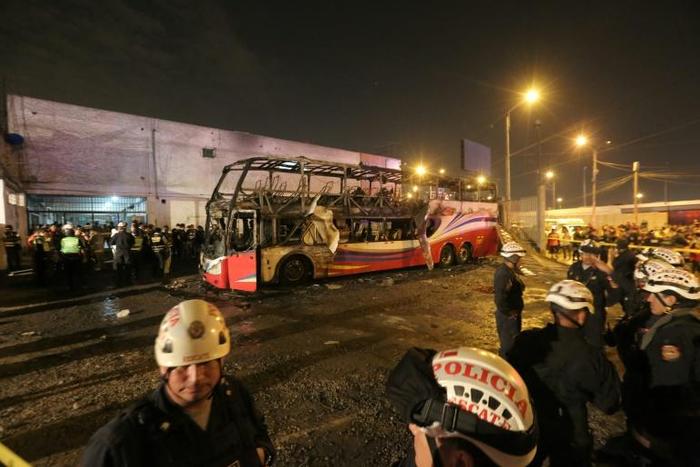 Lima's mayor vowed to punish those responsible for the deadly blaze