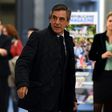French presidential candidate for the right-wing Les Republicains (LR) party Francois Fillon arrives at headquarters for talks with party leaders.