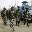 Indian paramilitary soldiers return from a gunbattle in Hajin, north-east of Srinagar on February 14, 2017
