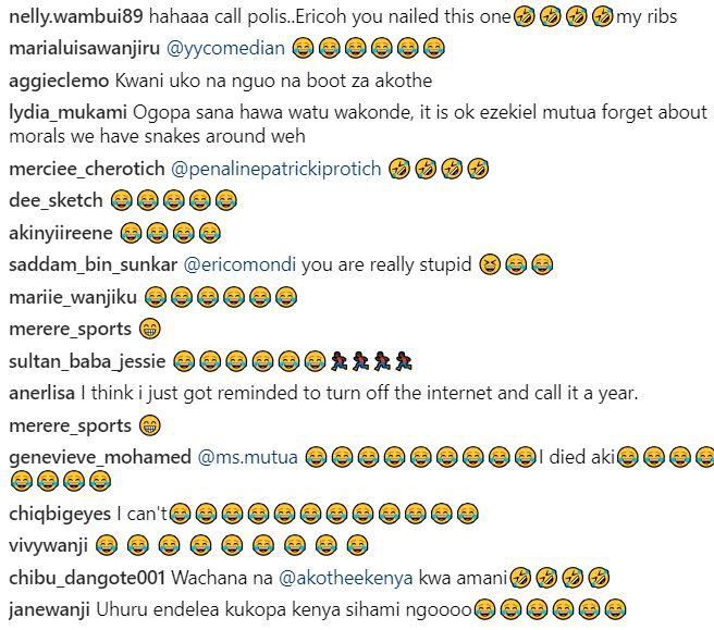 Eric Omondi’s imitation of Akothee that will leave you in stitches