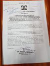 Letter of Approval from Senate Speaker Kenneth Lusaka (Twitter)