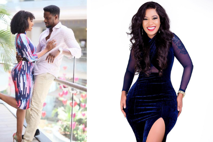 Natalie Tewa with Rnaze and Vera Sidika