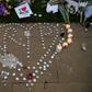 Floral tributes, messages and candles are left in Manchester in tribute to the victims of Monday's attack at a concert venue in the city