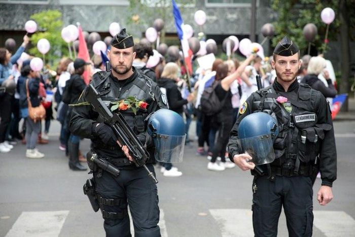 Around 50,000 police and 7,000 soldiers will be deployed to protect voters in France's presidential election, with the contingent boosted in Paris after the shooting there