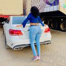 Why every woman needs a pair of high waisted jeans (Image: Instagram iam_amberay)