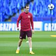 Atletico Madrid's defender Diego Godin attends a team training session on April 17, 2017