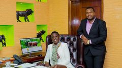 Akothee with her Manager. I almost lost my life- Akothee narrates how her relatives are driving her crazy