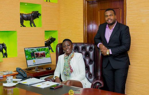 Akothee with her Manager. I almost lost my life- Akothee narrates how her relatives are driving her crazy