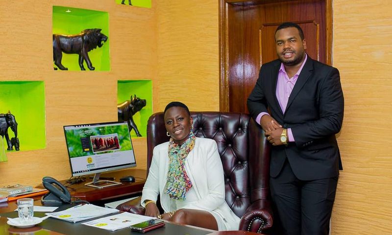 Akothee with her Manager. I almost lost my life- Akothee narrates how her relatives are driving her crazy