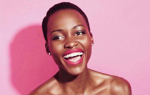 Lupita Nyong'o in a French edition of 'Elle Magazine'