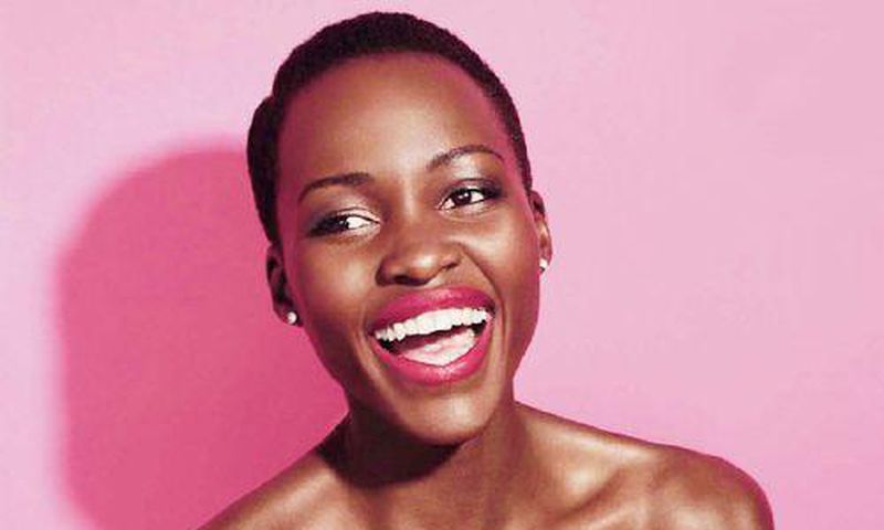 Lupita Nyong'o in a French edition of 'Elle Magazine'