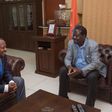 Nairobi Governor Mike Sonko with ODM party leader Raila Odinga (Twitter)