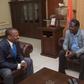 Nairobi Governor Mike Sonko with ODM party leader Raila Odinga (Twitter)