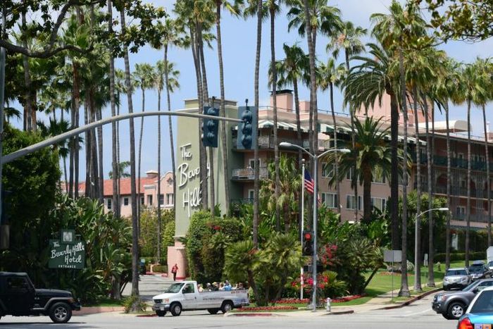 The call to boycott the fabled Beverly Hills Hotel, seen here, and Hotel Bel-Air came after their owners the Brunei sultanate announced plans to implement the death penalty for gay sex and adultery