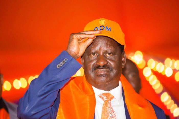 File image of ODM party leader Raila Odinga