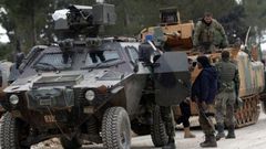 Turkish forces have been working with Syrian rebels to take al-Bab from IS militants