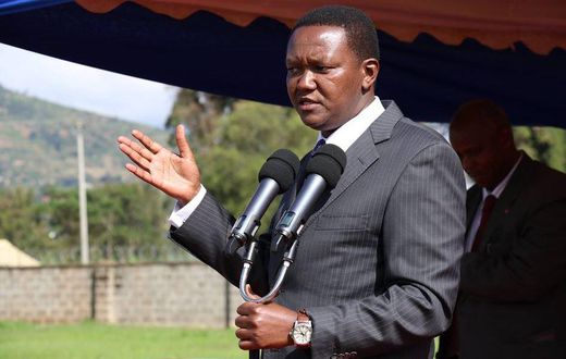 Machakos Governor Alfred Mutua during a past event