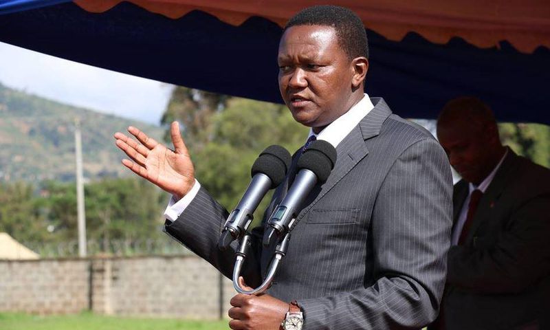 Machakos Governor Alfred Mutua during a past event