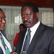 ODM party leader Raila Odinga with his brother Oburu Odinga