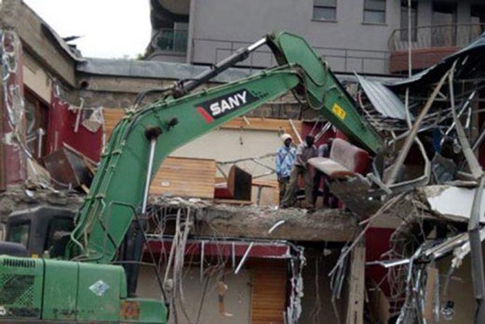 File image of past demolitions in Nairobi