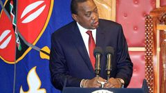 File image of President Uhuru Kenyatta