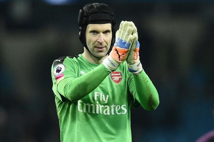 Arsenal's Czech goalkeeper Petr Cech